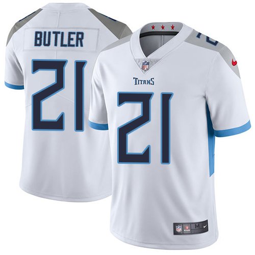 Nike Titans #21 Malcolm Butler White Stitched NFL Vapor Untouchable Limited Jersey - TNT249