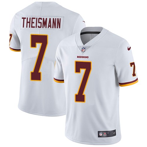 Nike Redskins #7 Joe Theismann White Stitched NFL Vapor Untouchable Limited Jersey - WAC194