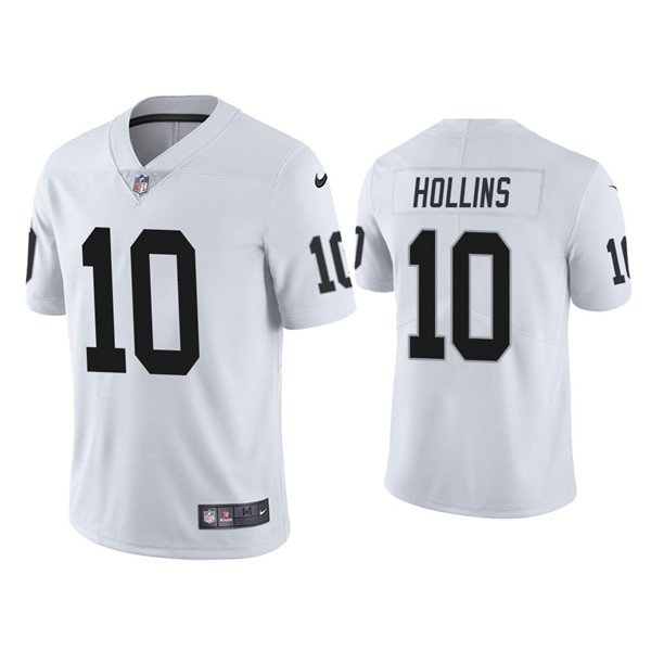 White Las Vegas Raiders #10 Mack Hollins Vapor Untouchable Limited Stitched Jersey - LVR208