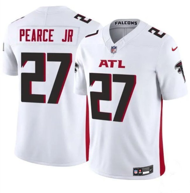 White Atlanta Falcons #27 James Pearce Jr 2025 Draft F.U.S.E. Vapor Untouchable Limited Stitched Football Jersey - AFJ39