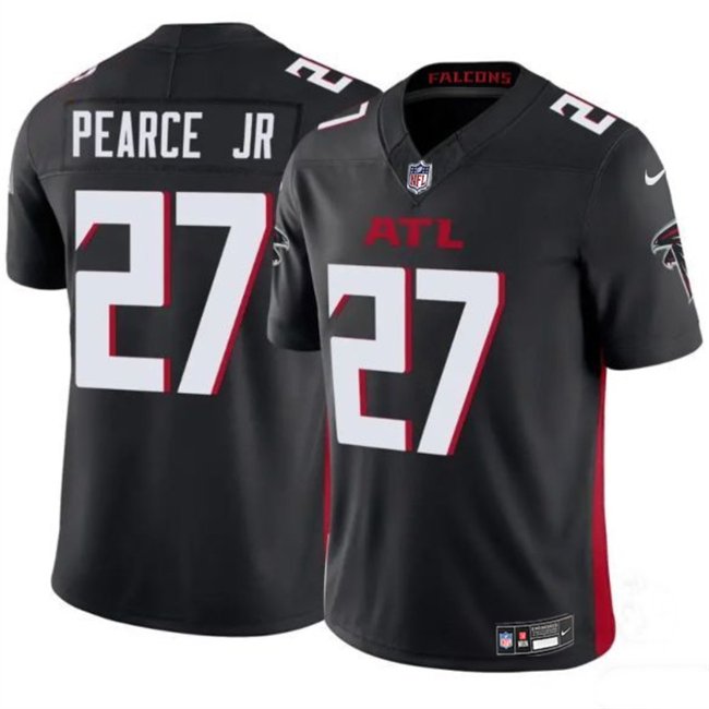 Black Atlanta Falcons #27 James Pearce Jr 2025 Draft F.U.S.E. Vapor Untouchable Limited Stitched Football Jersey - AFJ14