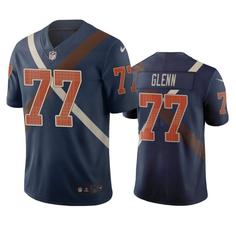 Cincinnati Bengals #77 Cordy Glenn Navy Vapor Limited City Edition NFL Jersey - CCB129