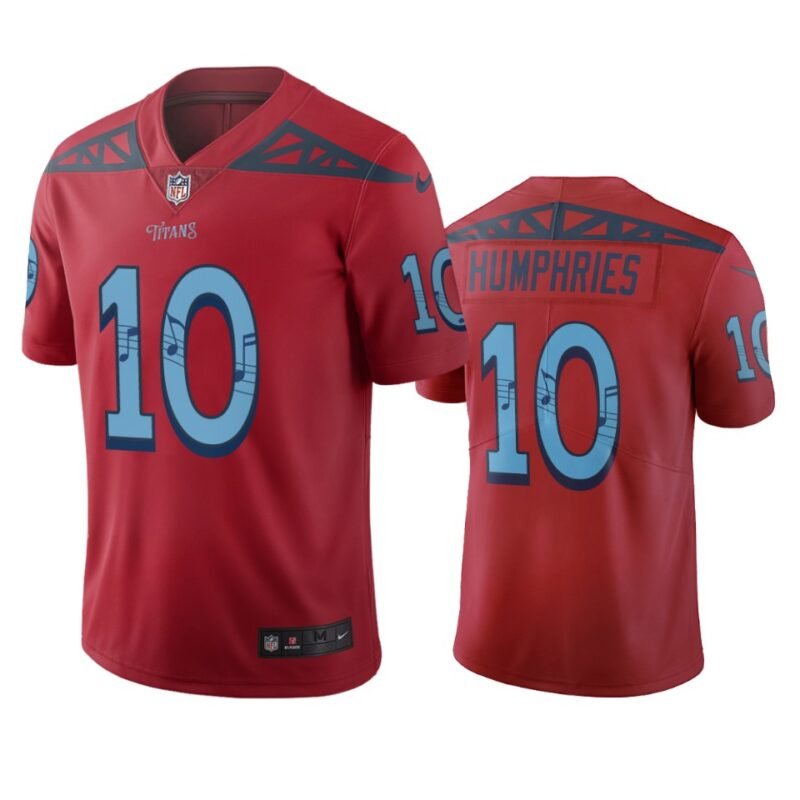 Tennessee Titans #10 Adam Humphries Red Vapor Limited City Edition NFL Jersey - TNT262