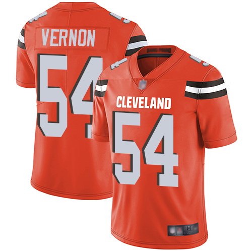 Nike Browns #54 Olivier Vernon Orange Alternate Stitched NFL Vapor Untouchable Limited Jersey - CLB156