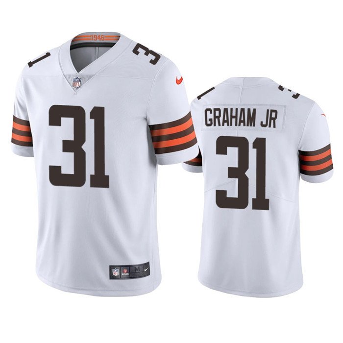 White Cleveland Browns #31 Thomas Graham Jr. Vapor Untouchable Limited Stitched Jersey - CLB150