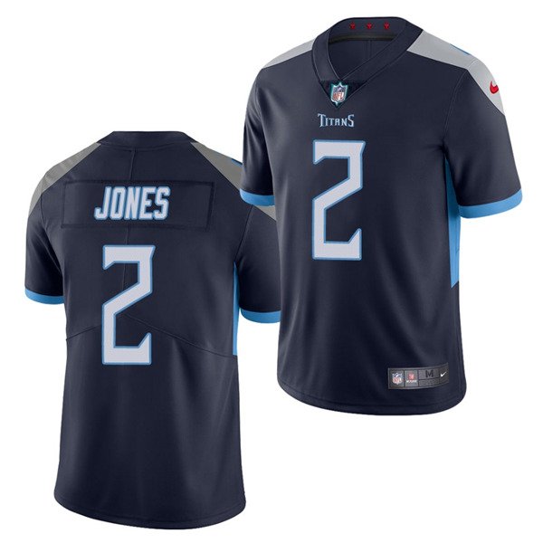 Navy Tennessee Titans #2 Julio Jones Vapor Untouchable Stitched Jersey - TNT23