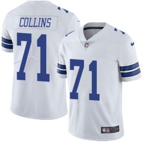 Nike Cowboys #71 La'el Collins White Stitched NFL Vapor Untouchable Limited Jersey - DLC282