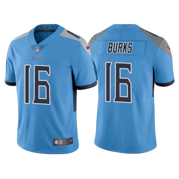 Blue Tennessee Titans #16 Treylon Burks Vapor Untouchable Stitched Jersey - TNT221