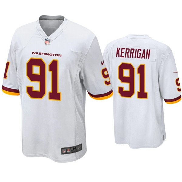 Washington Football Team White #91 Ryan Kerrigan Vapor Untouchable Limited Stitched Jersey - WAC106