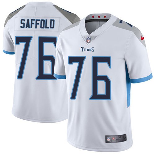 Nike Titans  #76 Rodger Saffold White Stitched NFL Vapor Untouchable Limited Jersey - TNT261