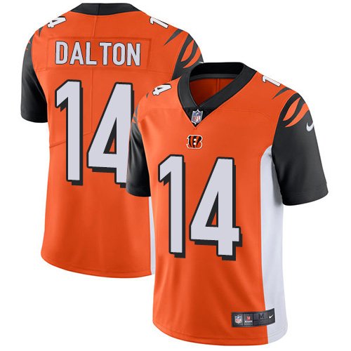 Nike Bengals #14 Andy Dalton Orange Alternate Stitched NFL Vapor Untouchable Limited Jersey - CCB182