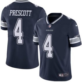 Nike Cowboys #4 Dak Prescott Navy Blue Team Color Stitched NFL Vapor Untouchable Limited Jersey - DLC472