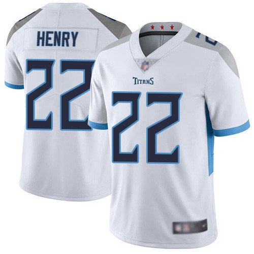 NFL Tennessee Titans #22 Derrick Henry White New 2018 Vapor Untouchable Limited Stitched Jersey - TNT216