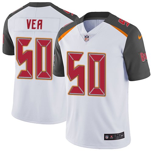 Nike Buccaneers #50 Vita Vea White Stitched NFL Vapor Untouchable Limited Jersey - TBB206