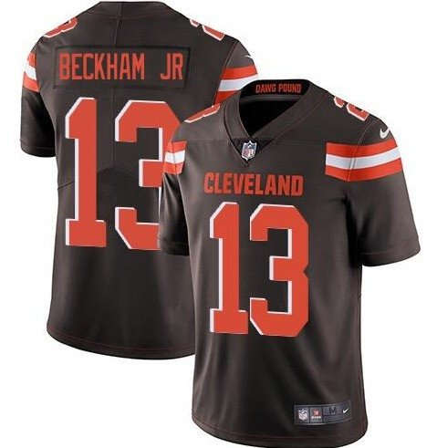 Cleveland Browns #13 Odell Beckham Jr. Brown Vapor Untouchable Limited Stitched NFL Jersey - CLB188