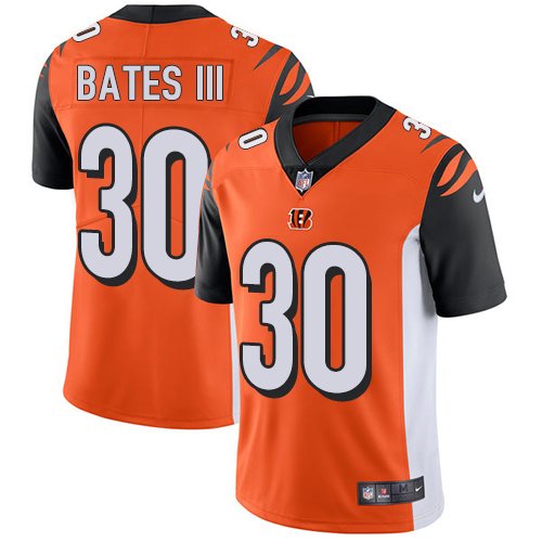 Nike Bengals #30 Jessie Bates III Orange Alternate Stitched NFL Vapor Untouchable Limited Jersey - CCB269