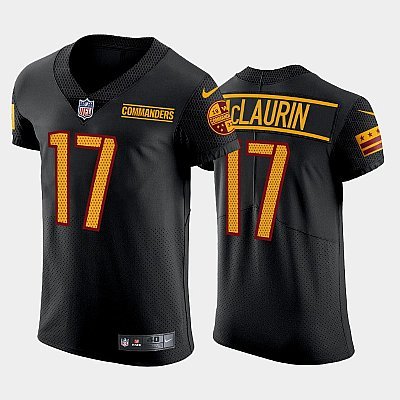 Black Washington Commanders #17 Terry McLaurin Vapor Elite Stitched Jersey - WAC221