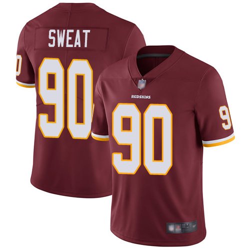 Nike Redskins #90 Montez Sweat Burgundy Red Team Color Stitched NFL Vapor Untouchable Limited Jersey - WAC226