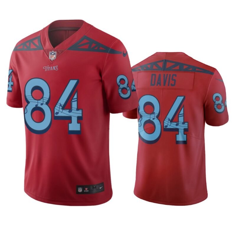 Tennessee Titans #84 Corey Davis Red Vapor Limited City Edition NFL Jersey - TNT224