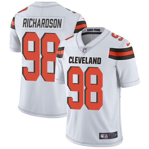 Nike Browns #98 Sheldon Richardson White Stitched NFL Vapor Untouchable Limited Jersey - CLB65
