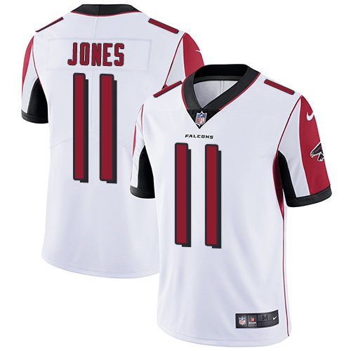 Nike Falcons #11 Julio Jones White Stitched NFL Vapor Untouchable Limited Jersey - AFJ143