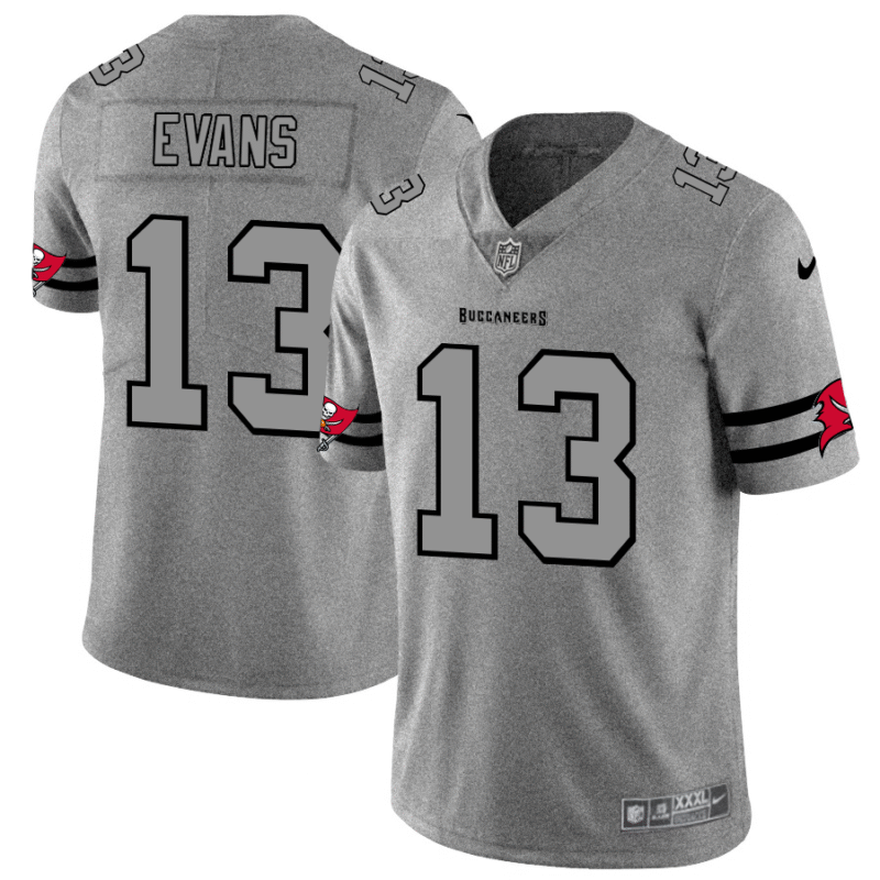 Tampa Bay Buccaneers #13 Mike Evans Nike Gray Gridiron II Vapor Untouchable Limited NFL Jersey - TBB150