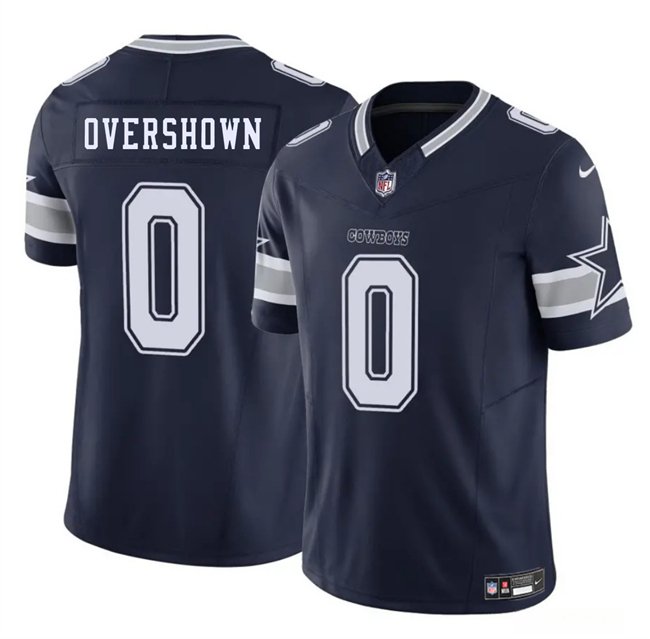 Navy Dallas Cowboys #0 DeMarvion Overshown 2025 F.U.S.E Draft Vapor Untouchable Limited Stitched Football Jersey - DLC85