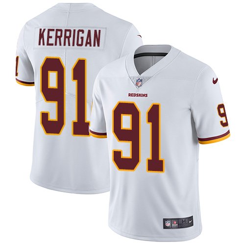 Nike Redskins #91 Ryan Kerrigan White Stitched NFL Vapor Untouchable Limited Jersey - WAC123