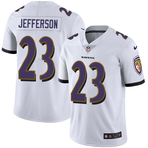 Nike Ravens #23 Tony Jefferson White Stitched NFL Vapor Untouchable Limited Jersey - BRJ31