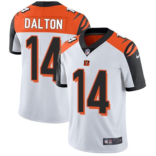 Nike Bengals #14 Andy Dalton White Stitched NFL Vapor Untouchable Limited Jersey - CCB66
