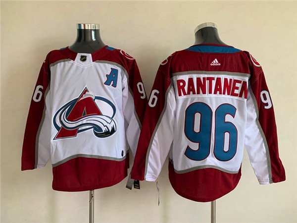 White Colorado Avalanche #96 Mikko Rantanen Stitched Jersey - AVS129