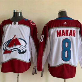 White Colorado Avalanche #8 Cale Makar Stitched NHL Jersey - AVS120