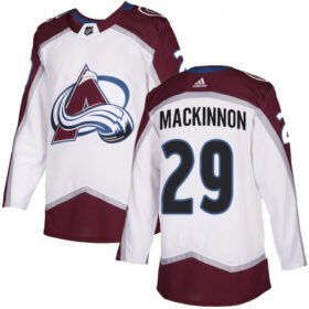 Adidas Avalanche #29 Nathan MacKinnon White Road Authentic Stitched NHL Jersey - AVS276