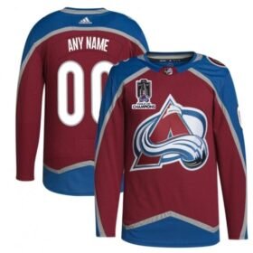 Colorado Avalanche Custom 2022 Stanley Cup Champions Patch Stitched Jersey - AVS183