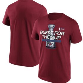 Colorado Avalanche Burgundy 2022 Stanley Cup Champions Jersey T-Shirt - AVS226