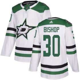 Adidas Stars #30 Ben Bishop White Road Authentic Stitched NHL Jersey - DLS09
