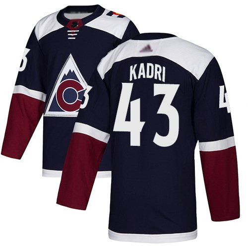 Adidas Avalanche #43 Nazem Kadri Navy Alternate Authentic Stitched NHL Jersey - AVS20