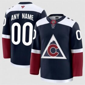 Navy Colorado Avalanche Active Player Custom 2024-25 Alternate Stitched Jersey - AVS174