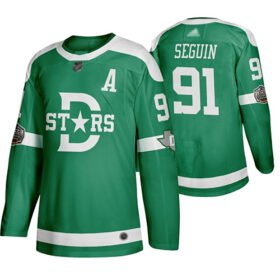Adidas Stars #91 Tyler Seguin Green Authentic 2020 Winter Classic Stitched NHL Jersey - DLS07
