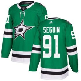 Adidas Stars #91 Tyler Seguin Green Home Authentic Stitched NHL Jersey - DLS18