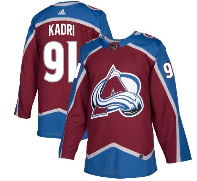 Colorado Avalanche #91 Nazem Kadri Burgundy Stitched Jersey - AVS31