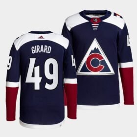 Navy Colorado Avalanche #49 Sam Girard Stitched Jersey - AVS54