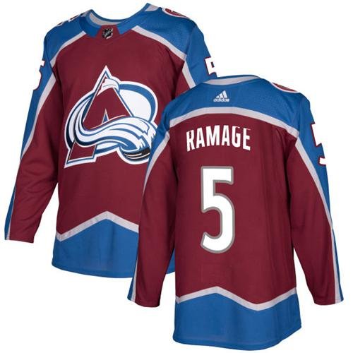 Adidas Avalanche #5 Rob Ramage Burgundy Home Authentic Stitched NHL Jersey - AVS145
