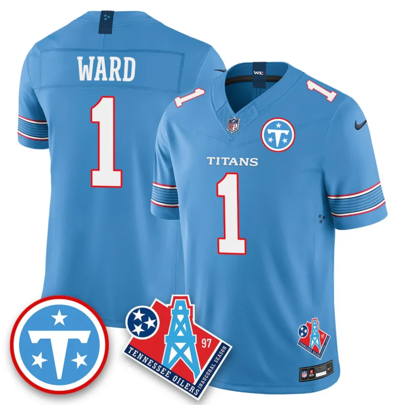 Tennessee Titans 2026 F.U.S.E. Vapor Limited Stitched Football Jersey With Patches - TNT295