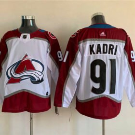 White Colorado Avalanche #91 Nazem Kadri Stitched Jersey - AVS208