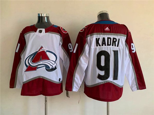 White Colorado Avalanche #91 Nazem Kadri Stitched Jersey - AVS208