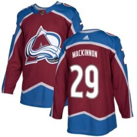 Adidas Avalanche #29 Nathan MacKinnon Burgundy Home Authentic Stitched NHL Jersey - AVS184