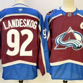 Burgundy Colorado Avalanche #92 Gabriel Landeskog 2024-25 With C Patch Stitched Jersey - AVS278