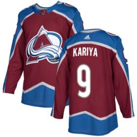 Adidas Avalanche #9 Paul Kariya Burgundy Home Authentic Stitched NHL Jersey - AVS242