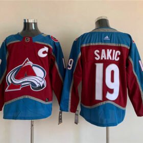 Colorado Avalanche #19 Joe Sakic Burgundy Stitched Jersey - AVS40